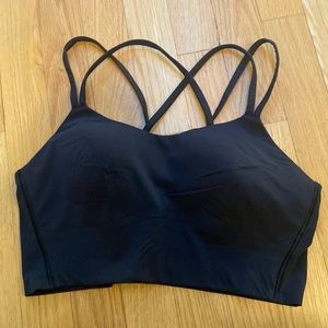 Lululemon like a cloud black bra size 8